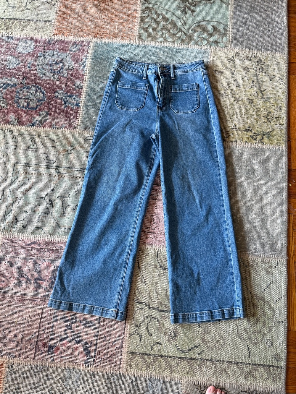 Altered state Classic Wide-Leg Blue Women's Jeans